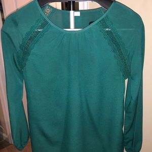 Green dress blouse